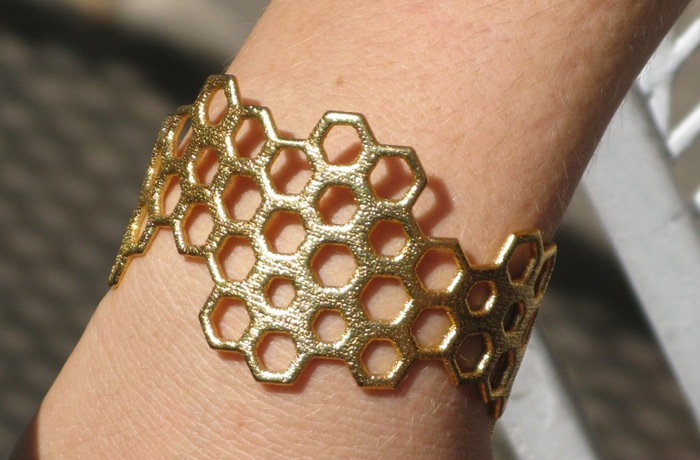 Gold Bracelet 3D printing