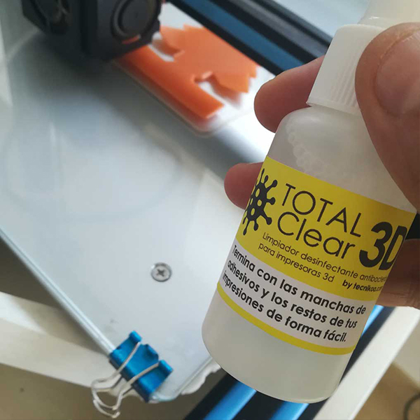 Total Clear3D Limpiador Desinfectante Impresoras3D